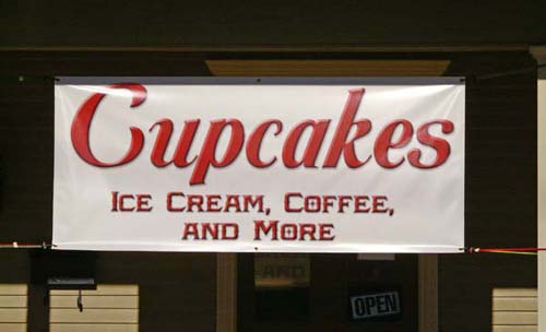 cupcake banner