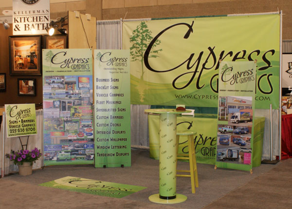 Cypress graphics tradeshow display